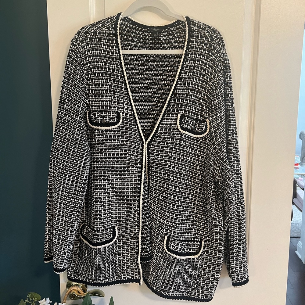 Knit blazer